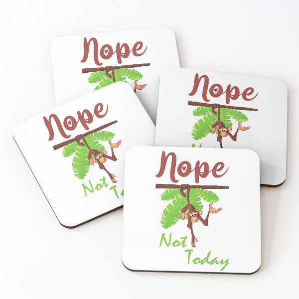 Item preview, Nope Not Today Sloth Hanging Around Funny Gift For Kids Men Women designed and sold by AlleBedolski.