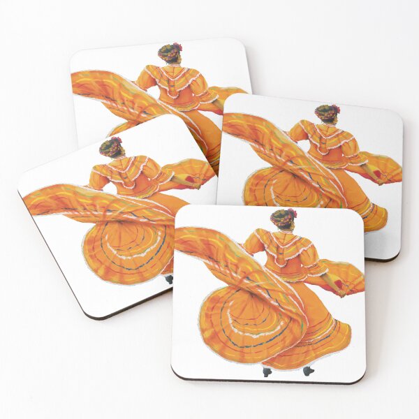 Item preview, Orange Ballet Folklórico Dancer (Baile Folklórico) designed and sold by Ivan Ramirez.