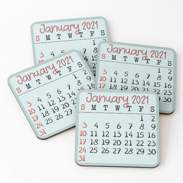 Item preview, Calendar 2021 January designed and sold by OkihanaShop.