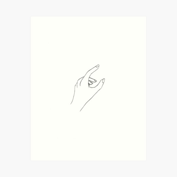 Hooks White Transparent, Line Drawing Hook Gesture, Line Drawing