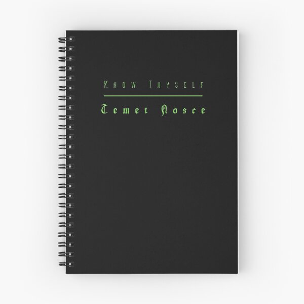 Item preview, Know Thyself -Temet Nosce Green Design Be Yourself Mindfulness Self-Awareness designed and sold by LGbubble.