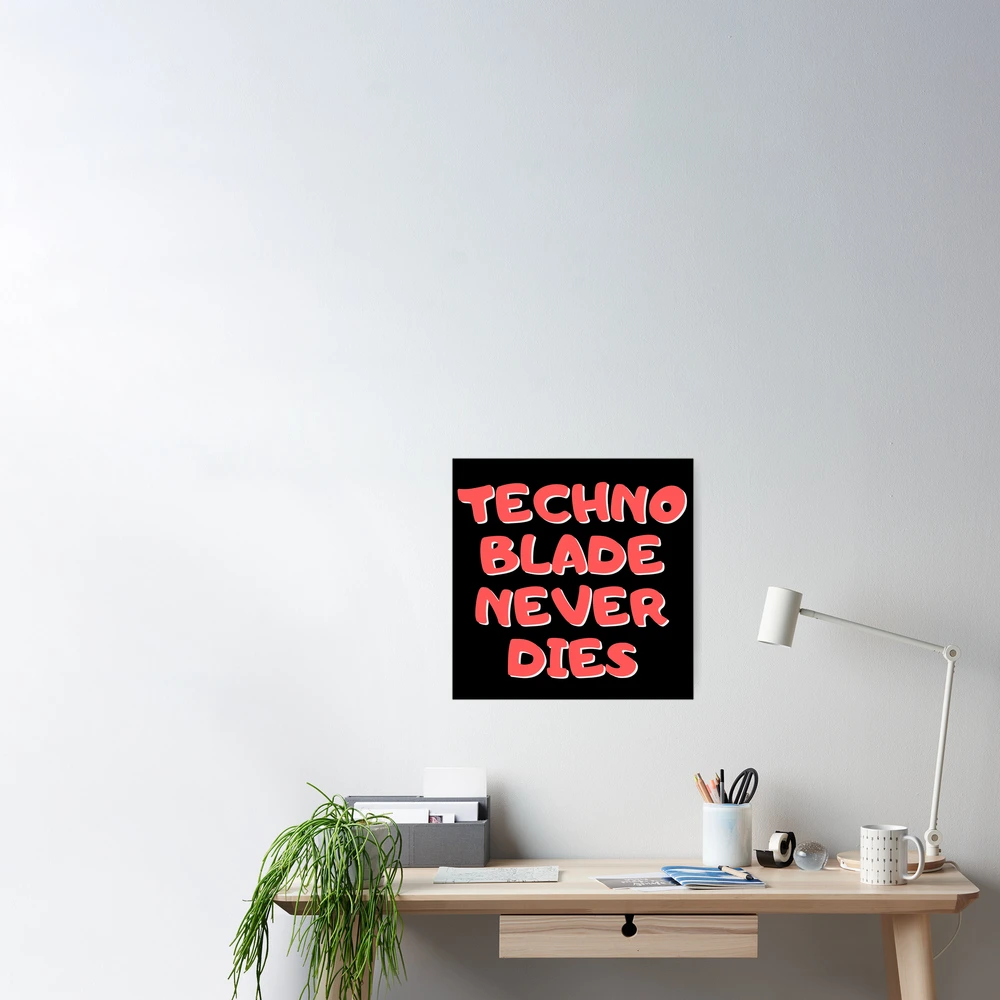 Technoblade never dies, meme Sticker for Sale by ds-4