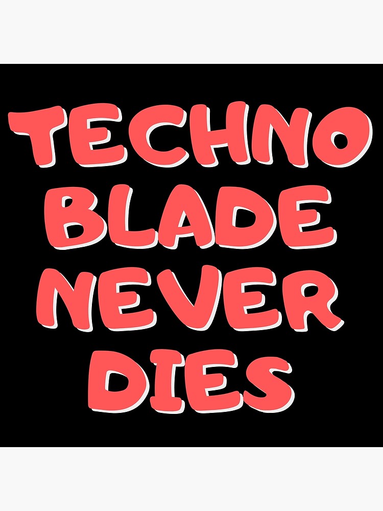 Technoblade never dies spelled out in his writing. Rest well