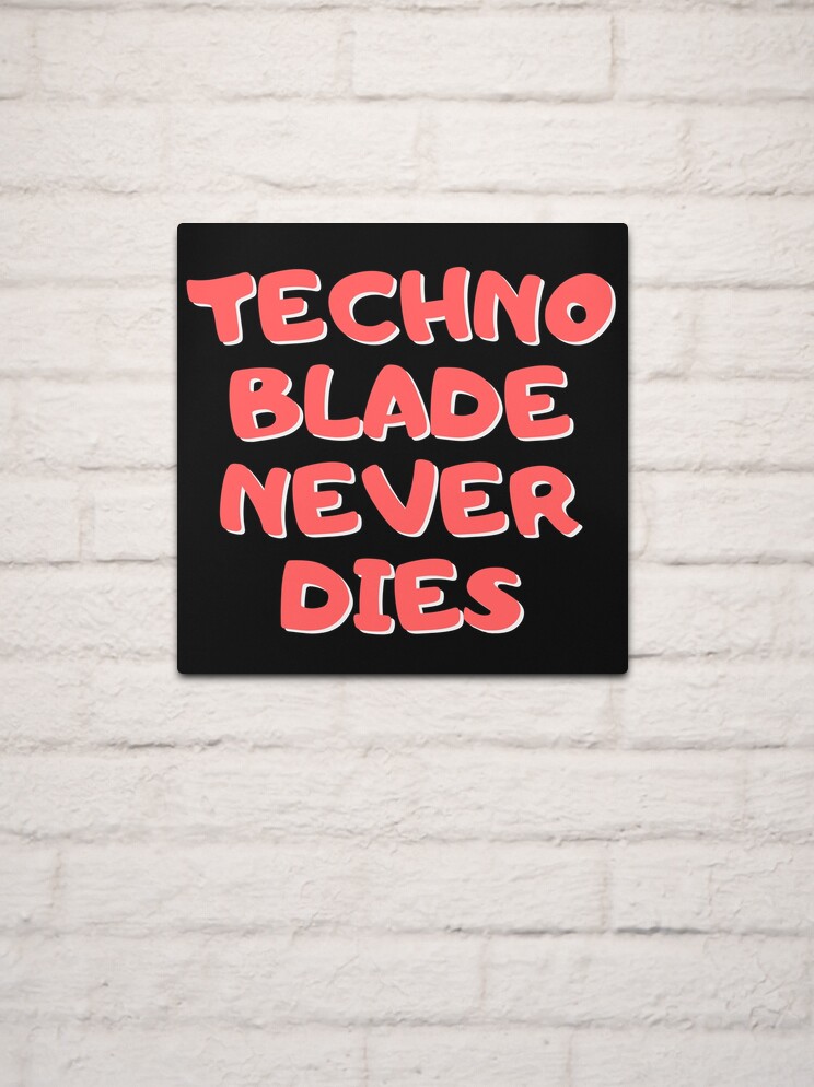 Technoblade never dies, meme Sticker for Sale by ds-4