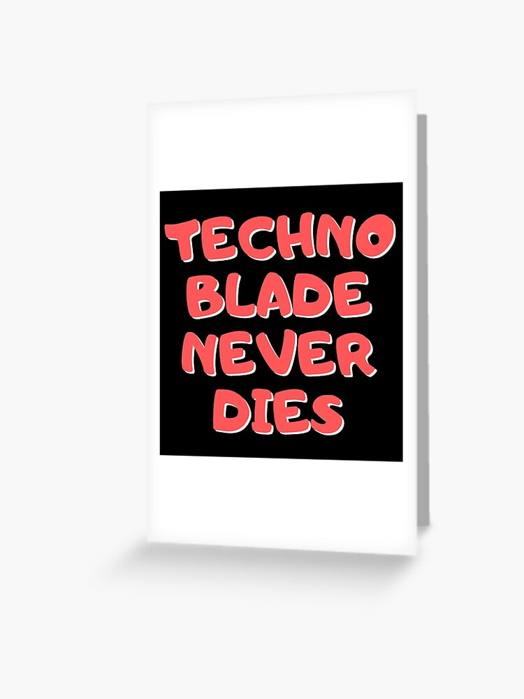 Technoblade never dies, meme Sticker for Sale by ds-4