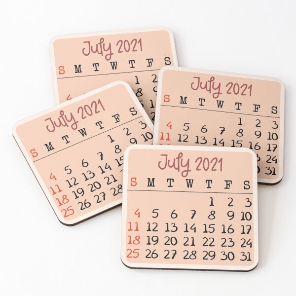 Item preview, Calendar 2021 July designed and sold by OkihanaShop.