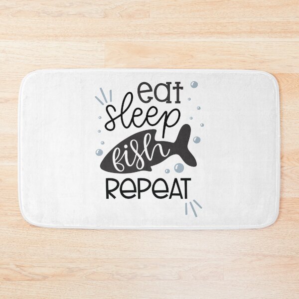 Item preview, Eat Sleep Fish Repeat designed and sold by Phorase.