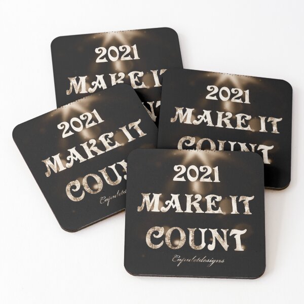 Item preview, Make It Count (White Lettering) designed and sold by Capuletdesigns.