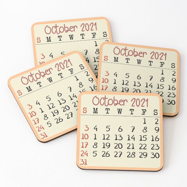 Item preview, Calendar 2021 October designed and sold by OkihanaShop.