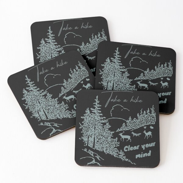 Item preview, Take a hike, Clear your Mind, Forest Animals, Woodland creatures designed and sold by naturecdesigns.