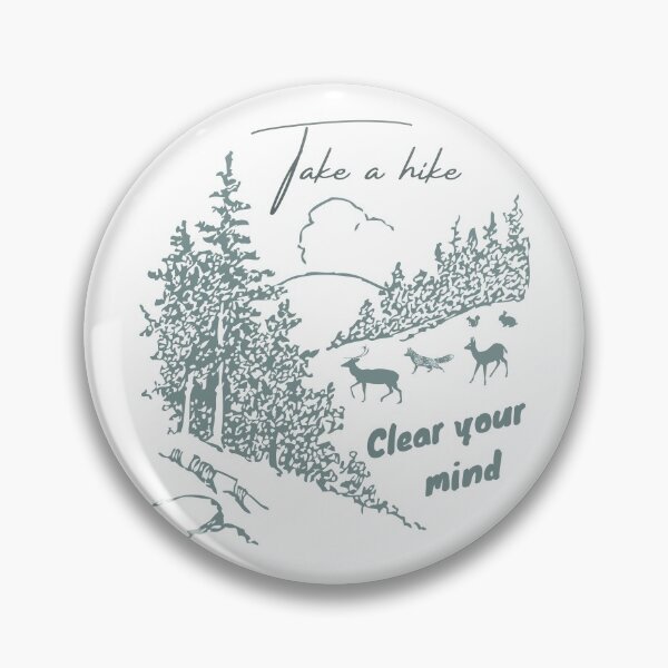 Item preview, Take a hike, Clear your Mind, Forest Animals, Woodland creatures designed and sold by naturecdesigns.