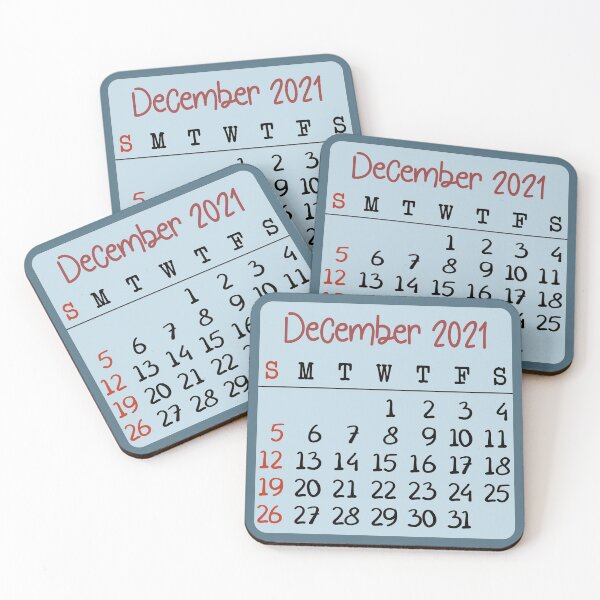 Item preview, Calendar 2021 December designed and sold by OkihanaShop.
