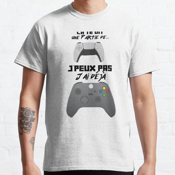 je peux pas manette combat jeux vidéo T-shirt classique