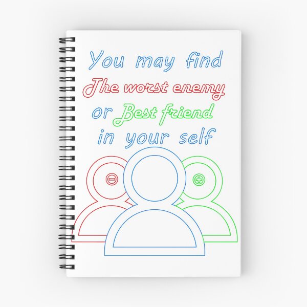 Item preview, YOU MAY FIND THE WORST ENEMY, OR BEST FRIEND IN YOURSELF designed and sold by MDesigner4u.