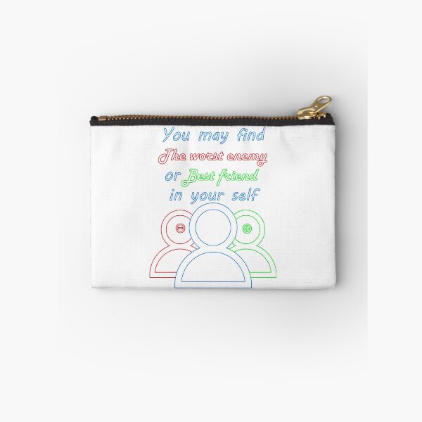 Item preview, YOU MAY FIND THE WORST ENEMY, OR BEST FRIEND IN YOURSELF designed and sold by MDesigner4u.
