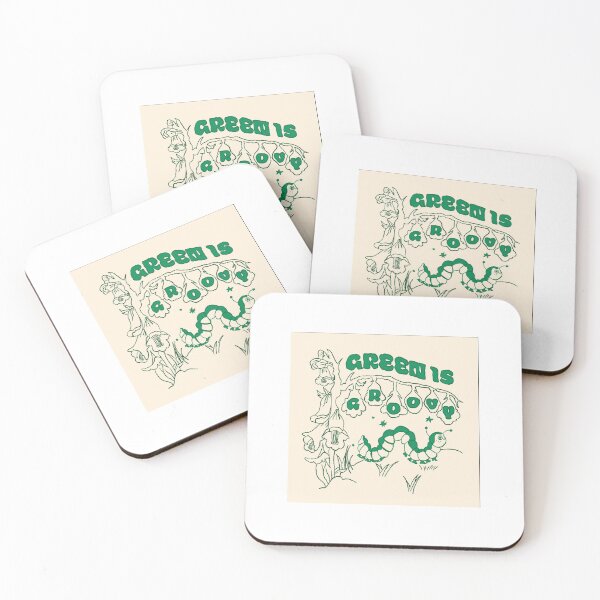 Item preview, Green is groovy designed and sold by Mangotangoo24.
