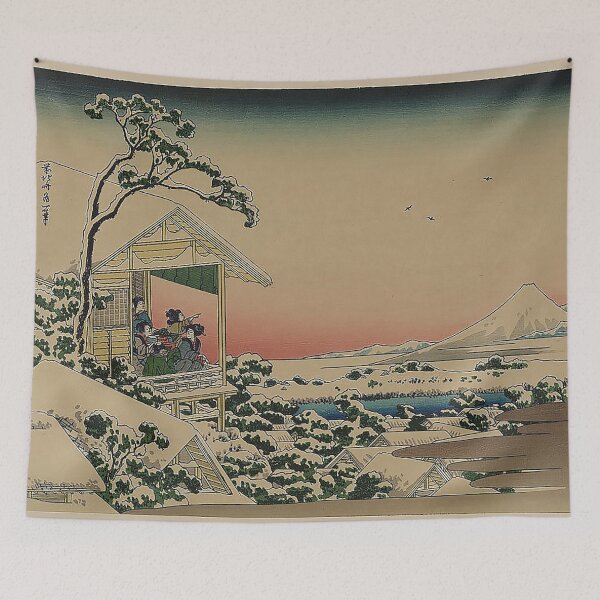 Item preview, Teahouse at Koishikawa the morning after a snowfall designed and sold by flakoart.