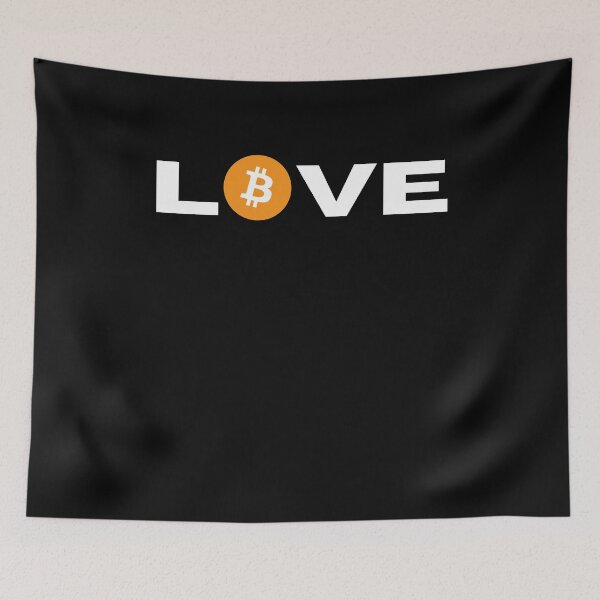 Item preview, LOVE Bitcoin designed and sold by Cryptohaven.