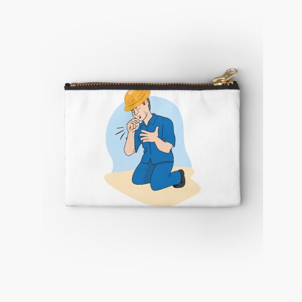 Item preview, Illustration represents a Caucasian man with cough symptoms. Ideal for health and institutional newsletters designed and sold by LucianoCosmo.