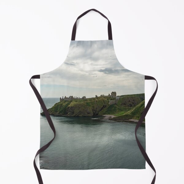 Item preview, Melancholy Dunnottar Ruins and Castle Haven Bay designed and sold by Georgia Mizuleva.