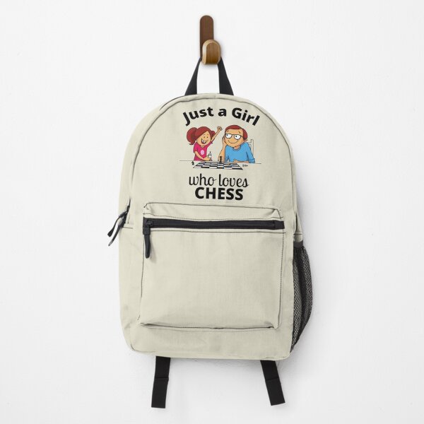 Item preview, Just a Girl Who Loves Chess designed and sold by BitsndPieces.