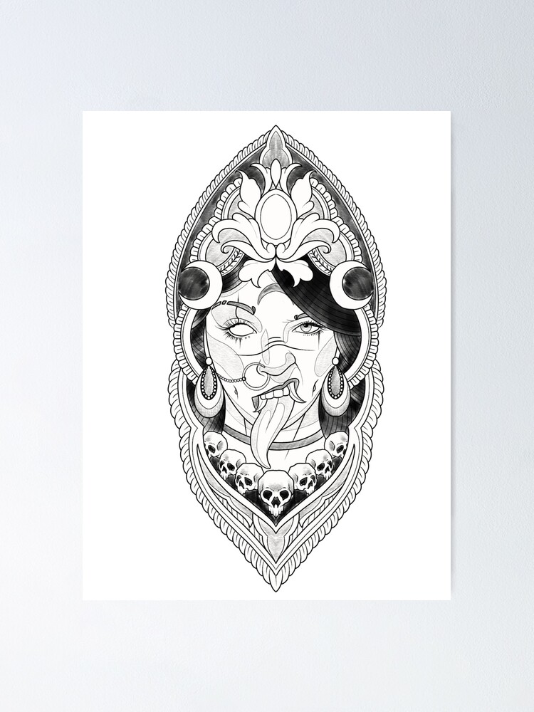 Kali Temporary Tattoo Sticker - OhMyTat