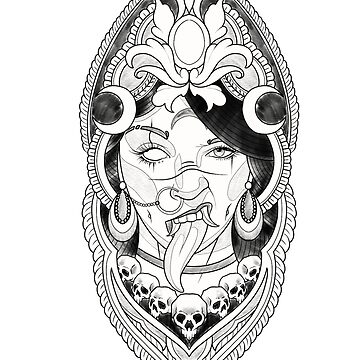 MAA Kali costume tattoo by Raja tattoo artist parsada tifra bilaspur cg  6261012060 | Instagram