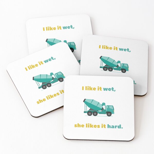 Item preview, I like it wet she likes it hard, concrete cement designed and sold by daguilon.