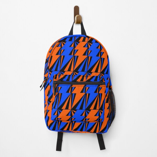 Item preview, orange and blue lightning bolt art | susie timmons designed and sold by ★ susie xowie ★.