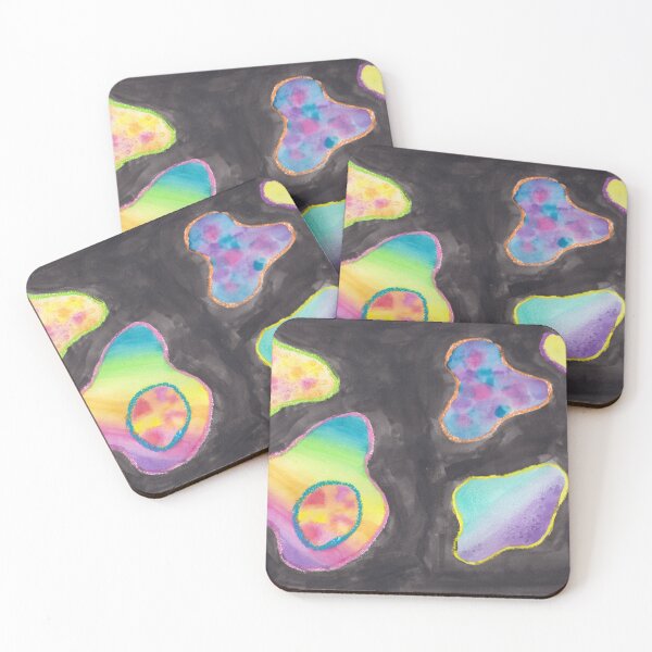 Item preview, Amoebas on Black designed and sold by emilyrosew1.