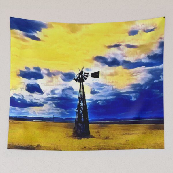 Item preview, Blue windmill designed and sold by Pegsterpower.