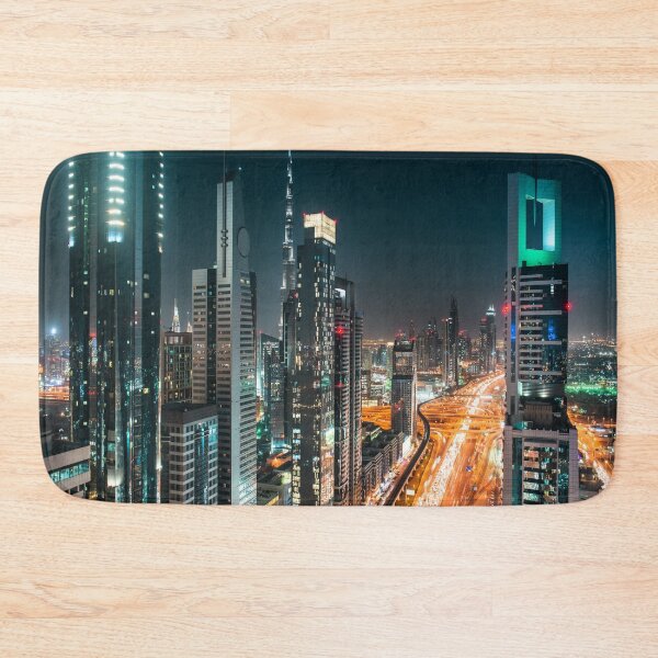Item preview, dubai city at night designed and sold by franckreporter.