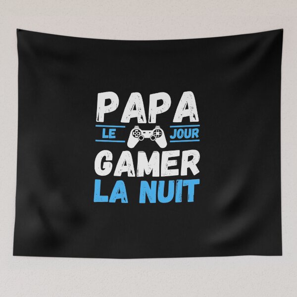 Item preview, Dad by day, Gamer by night ... gift t-shirt man humor gamer geek gaming funny designed and sold by LeShopdeMus.
