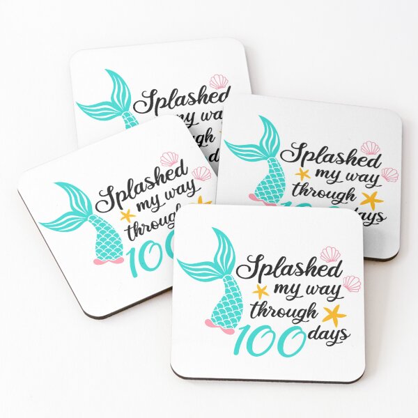 Item preview, Splashed My Way Through Days - Happy 100 Day Of School designed and sold by Dr.YesOrNo.