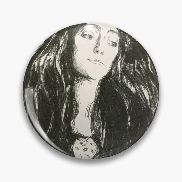 Item preview, Munch - The Brooch. Eva Mudocci - BigArt designed and sold by BigArt.