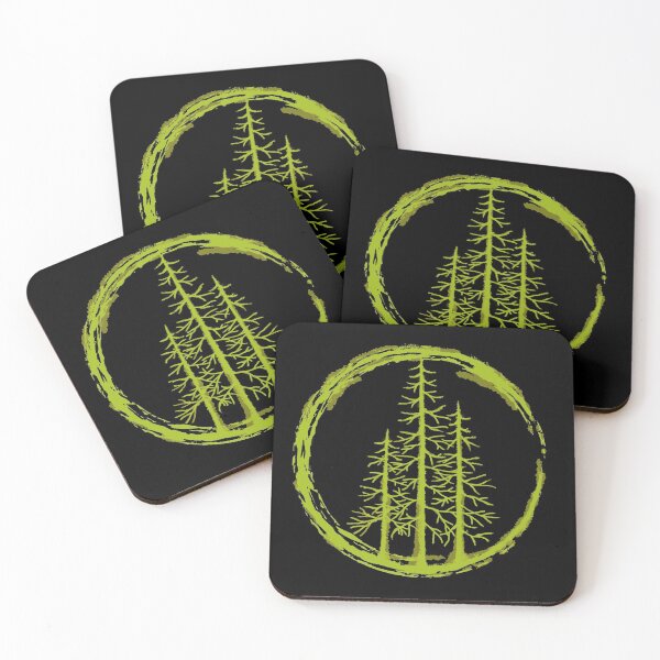 Item preview, Pacific Northwest Evergreen Trees watercolor design. designed and sold by StephJChild.