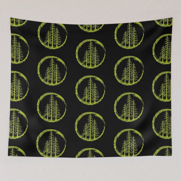 Item preview, Pacific Northwest Evergreen Trees watercolor design. designed and sold by StephJChild.