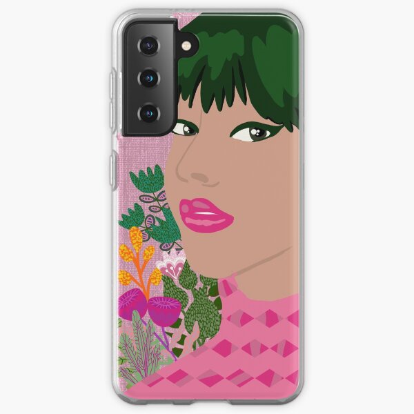 Green hair girl Samsung Galaxy Soft Case