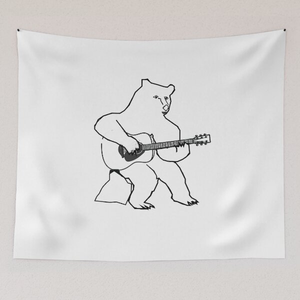 Item preview,  Bear Playing Guitar, Bear Guitar Gift, Gift Bear Playing guitar, Funny Bear, Bear American cute designed and sold by HananDesign13.