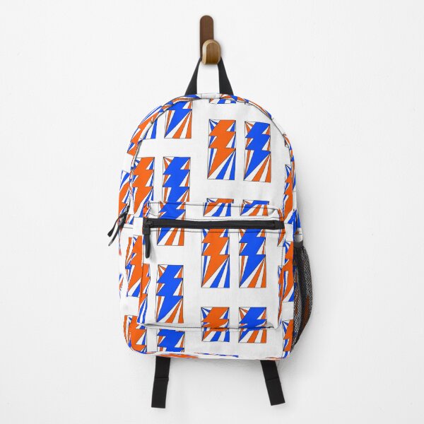 Item preview, orange and blue lightning bolt art | susie timmons designed and sold by ★ susie xowie ★.