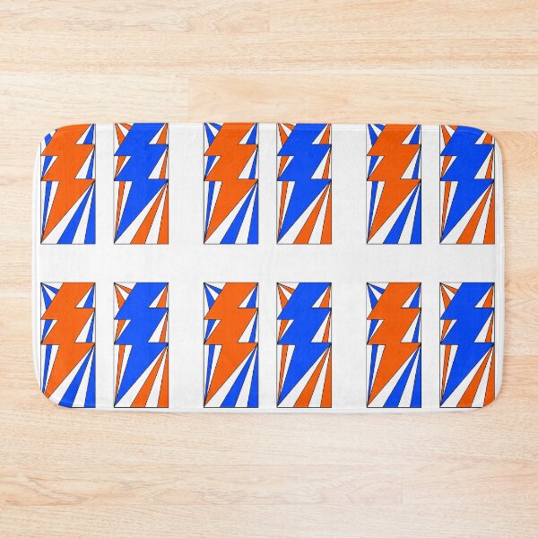 Item preview, orange and blue lightning bolt art | susie timmons designed and sold by ★ susie xowie ★.