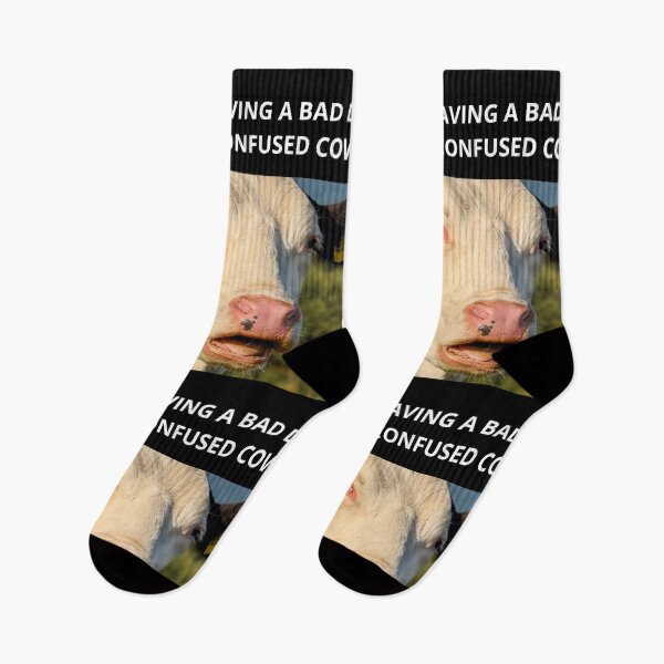 Item preview, If You're Having A Bad Day Here's A Confused Cow - Cow Lovers, Farm Love designed and sold by GionaSophia.