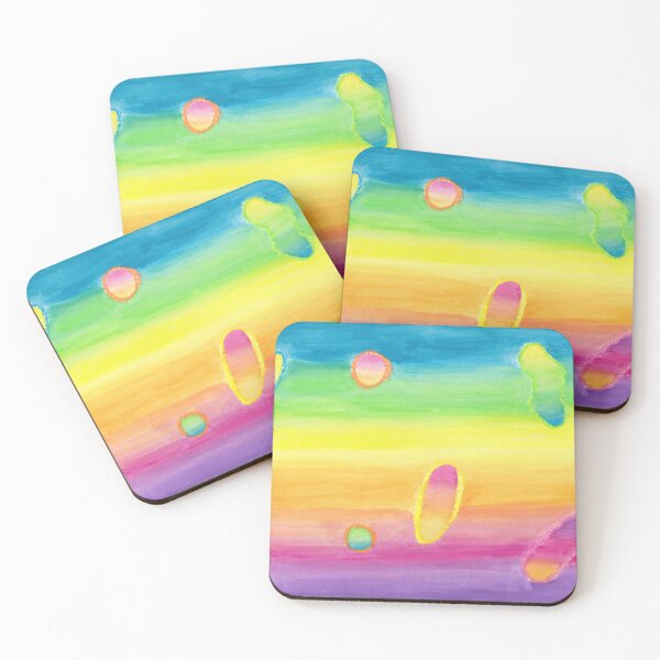 Item preview, Rainbow Amoebas designed and sold by emilyrosew1.