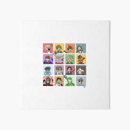 Dream Smp Members Art Board Prints For Sale Redbubble