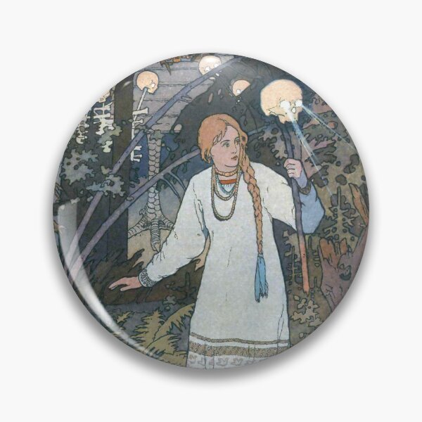 Item preview, Ivan Bilbin - Vasilia la hermosa ilustración de cuento de hadas (1900) designed and sold by RiskyTrizkit.