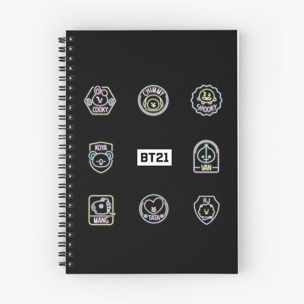 Item preview, Bt21 neon light (van, rj, shooky, cooky, chimmy, koya, tata, mang) designed and sold by Cute-Stuffs.