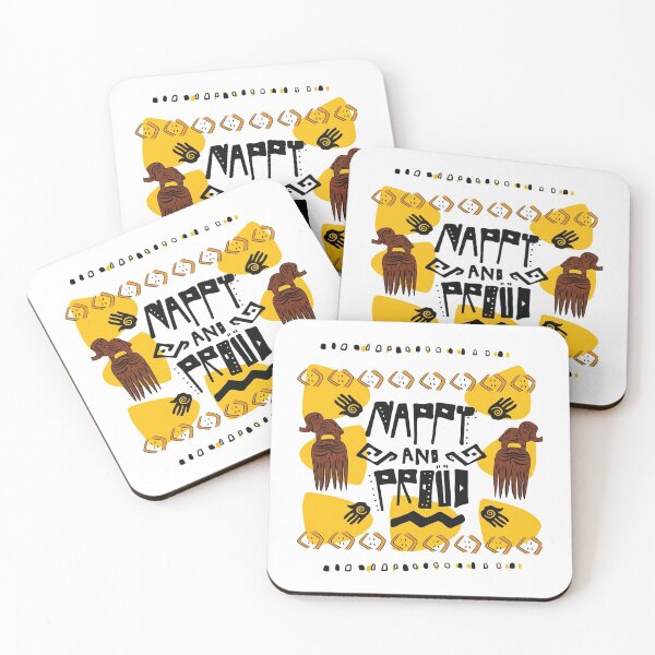Item preview, African American History Month Quote: Nappy And Proud designed and sold by MAS-S.