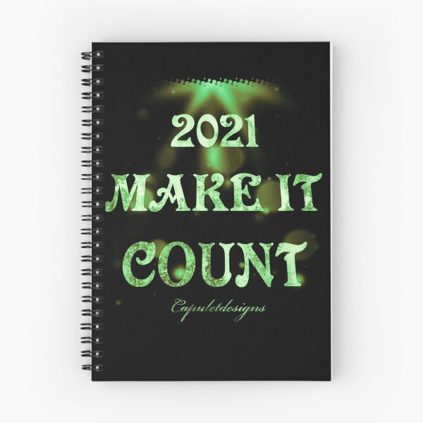Item preview, Make It Count (Green Lettering) designed and sold by Capuletdesigns.