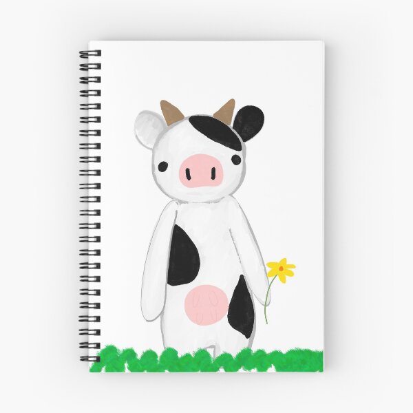 Item preview, Friendly cow with flower designed and sold by KarrotCreates.