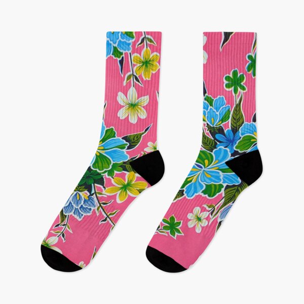 Item preview, Color flower print, pink Mexican tablecloth designed and sold by Adriana C (All about Frida).